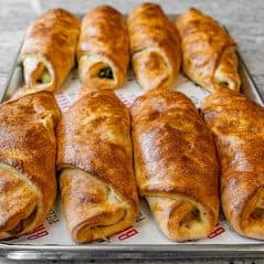 Stuffed rolls from Bravo Pizza on New Dorp Lane