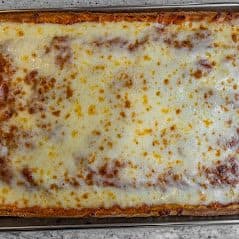 Sicilian pizza from Bravo Pizza on New Dorp Lane